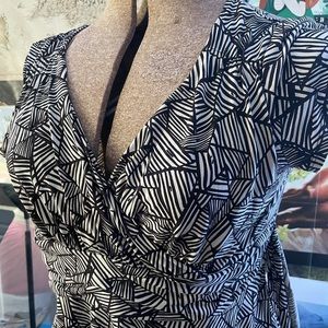 00s printed busty blouse (yes those are words)